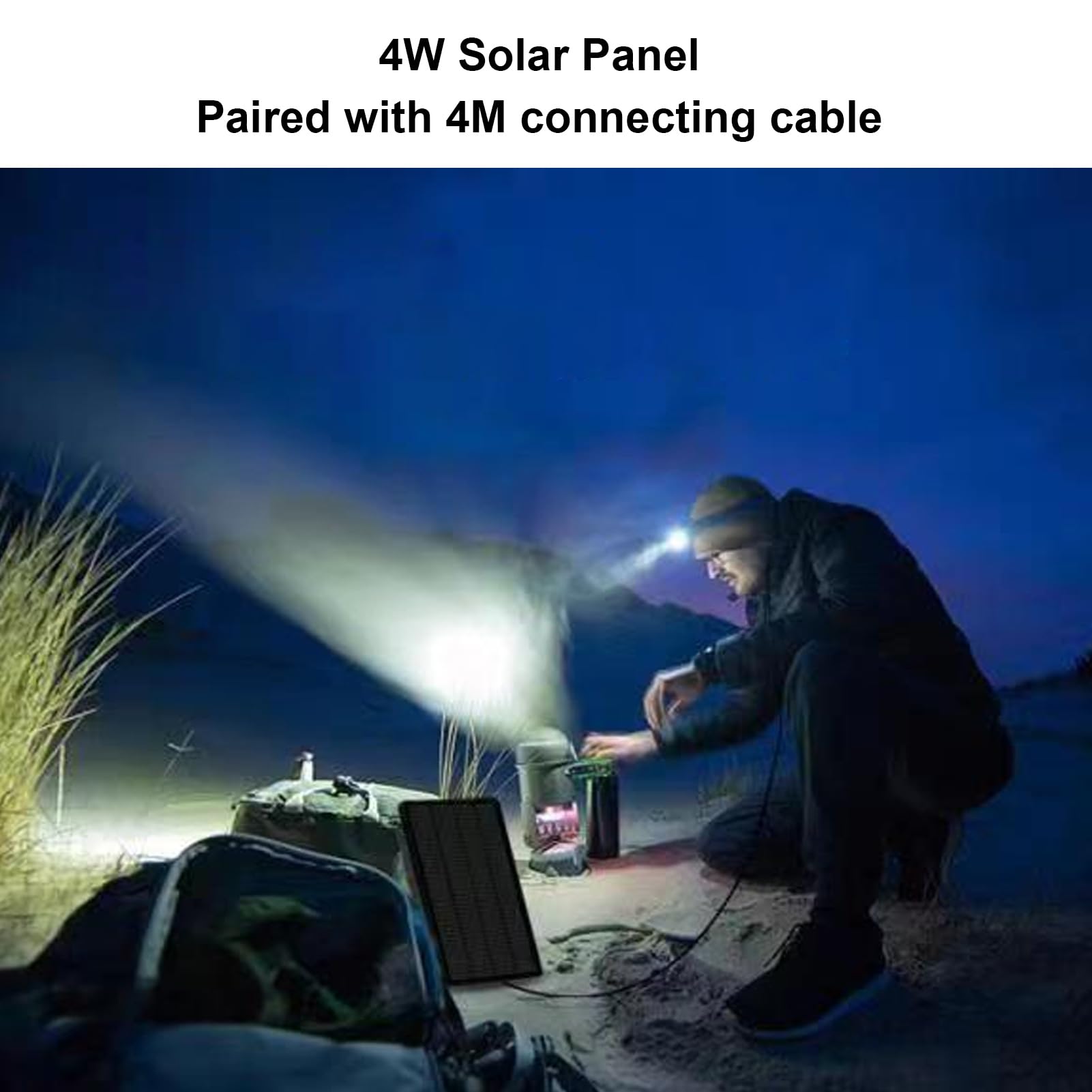 Panneau solaire haute efficacité réglable à 360° pour extérieur