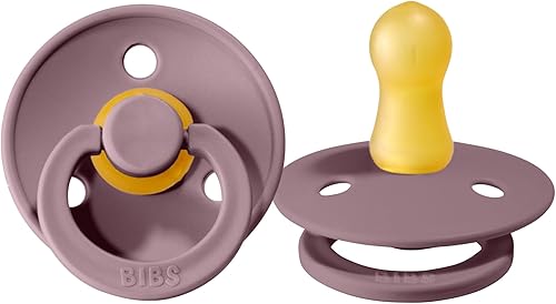 Vista 19 de BIBS - Paquete de 2 chupetes Bibs Colour, calmante, libre de bisfenol A, punta redonda, látex de goma natural Savia / Marfil