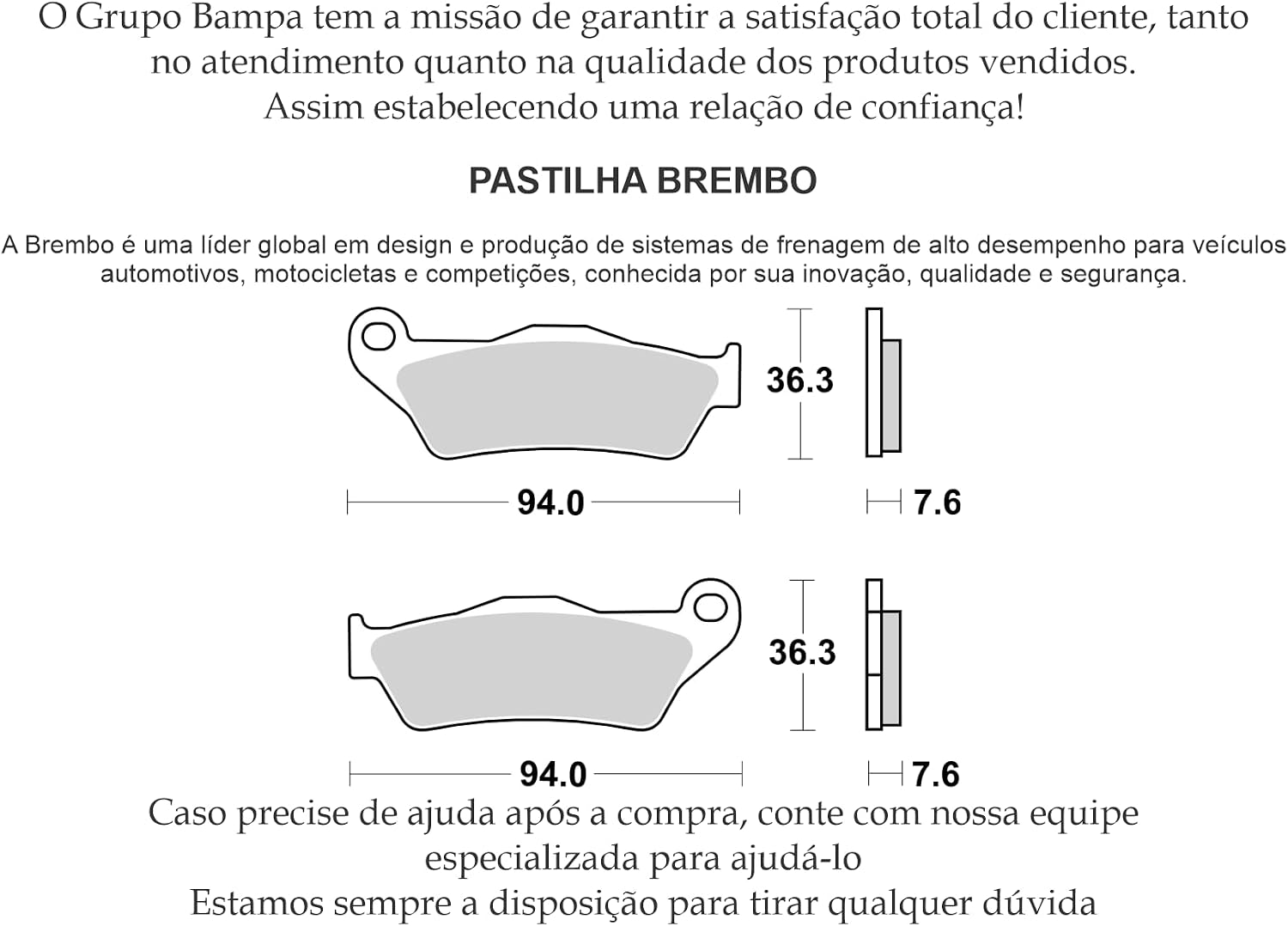 Brembo Prime Motorcycle Brake Pad - 07BB04SA