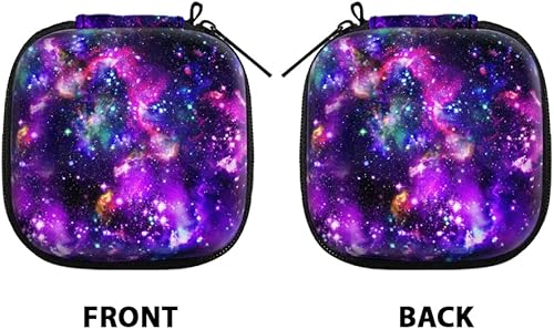 Vista 17 de WIRESTER Funda portátil inalámbrica para auriculares, bolsa de almacenamiento de auriculares, soporte para auriculares con mosquetón negro Brillo