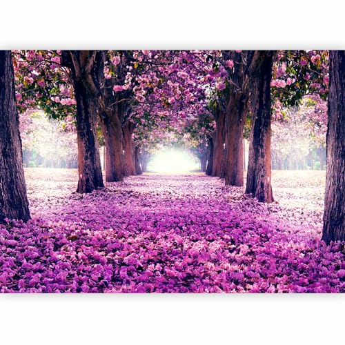 Fotomurale murando Carta da parati 250x175 cm TNT Murale alla moda Decorazione da Muro XXL Poster Gigante Design Carta per pareti fiori alberi c-A-0031-a-c