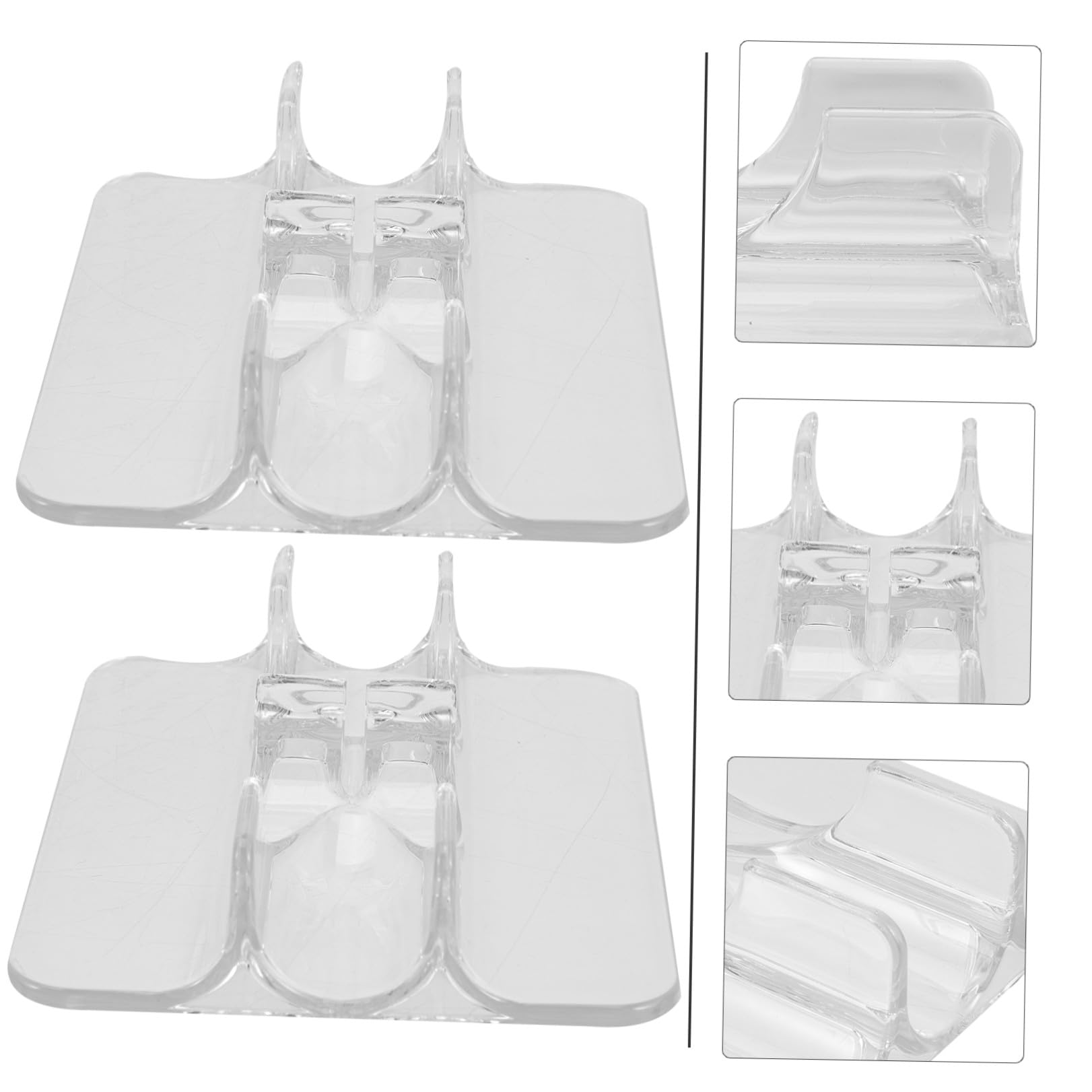 NOLITOY 10 Unidades Soporte para Patines de Hielo Acrílico Transparente