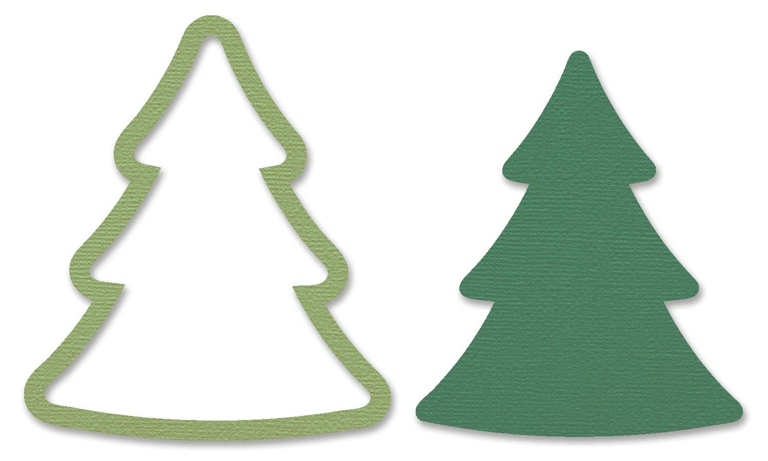 Sizzix Framelits 2 Die Set; 665255 Tree By Ellison