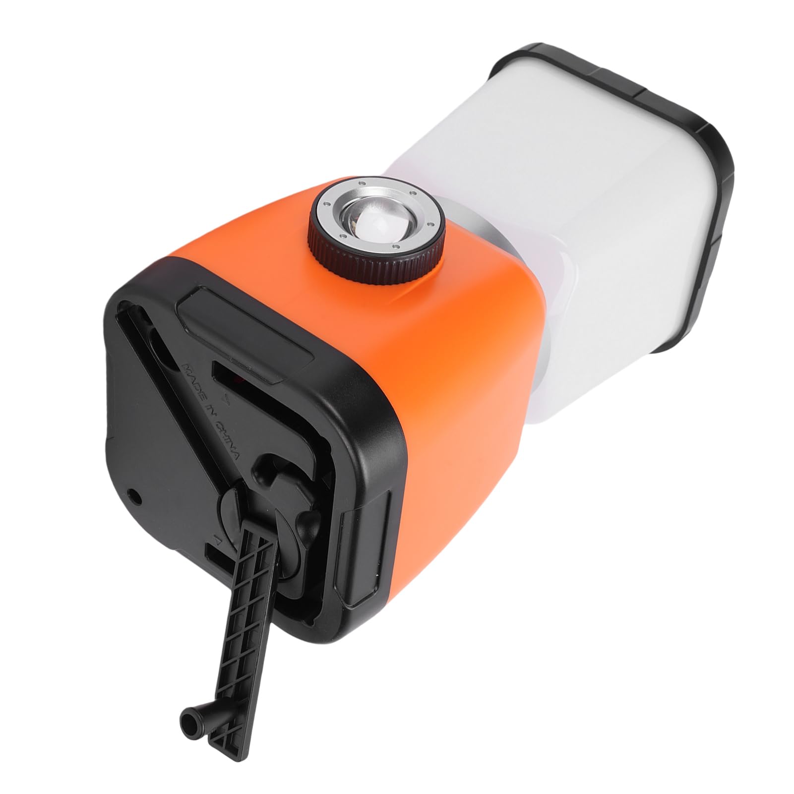 Cocoarm Linterna de Camping Recargable, Linterna LED ABS con Manivela,