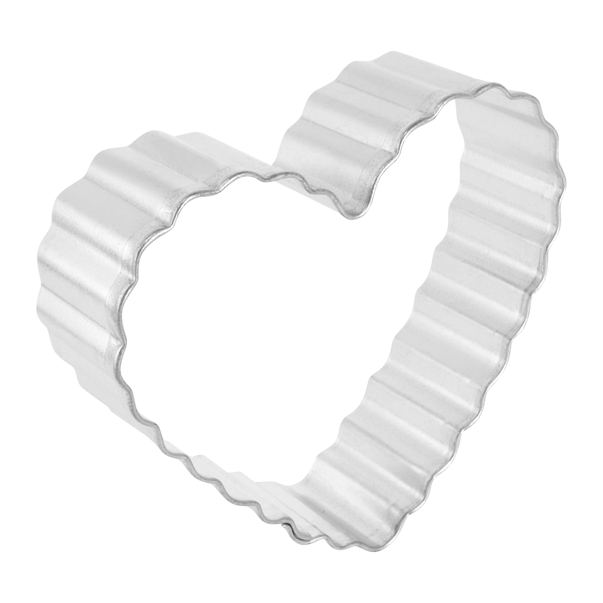R y M corazón molde para galletas – estriado – 3 ½ "