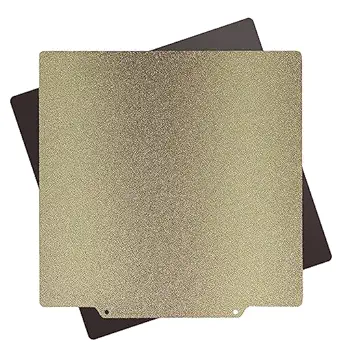 IdeaFormer-3D Flexible? Double Sided Coated PEI Spring Steel Print Bed(310x310mm) Removable Sheet Textured Build Surface with Magnetic Base for 3D Printer Hot Bed