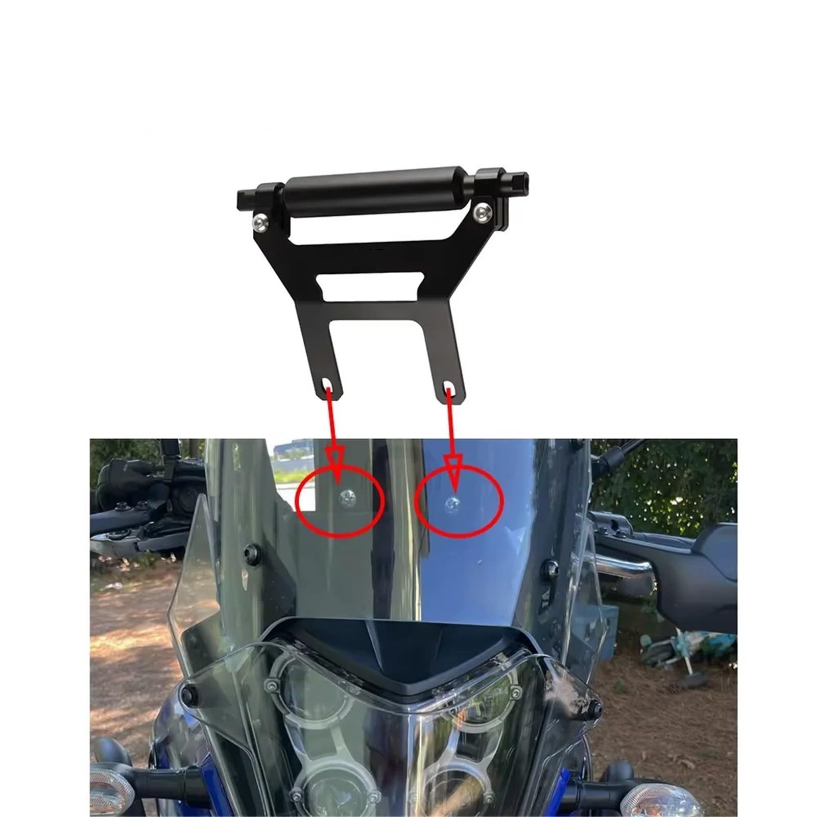 Soporte Navegación Estabilizador Tablero Motocicleta Antivibración para Soporte para Yamaha para Tenere 700 para XTZ700 T700 T7 Navegación GPS para Teléfono