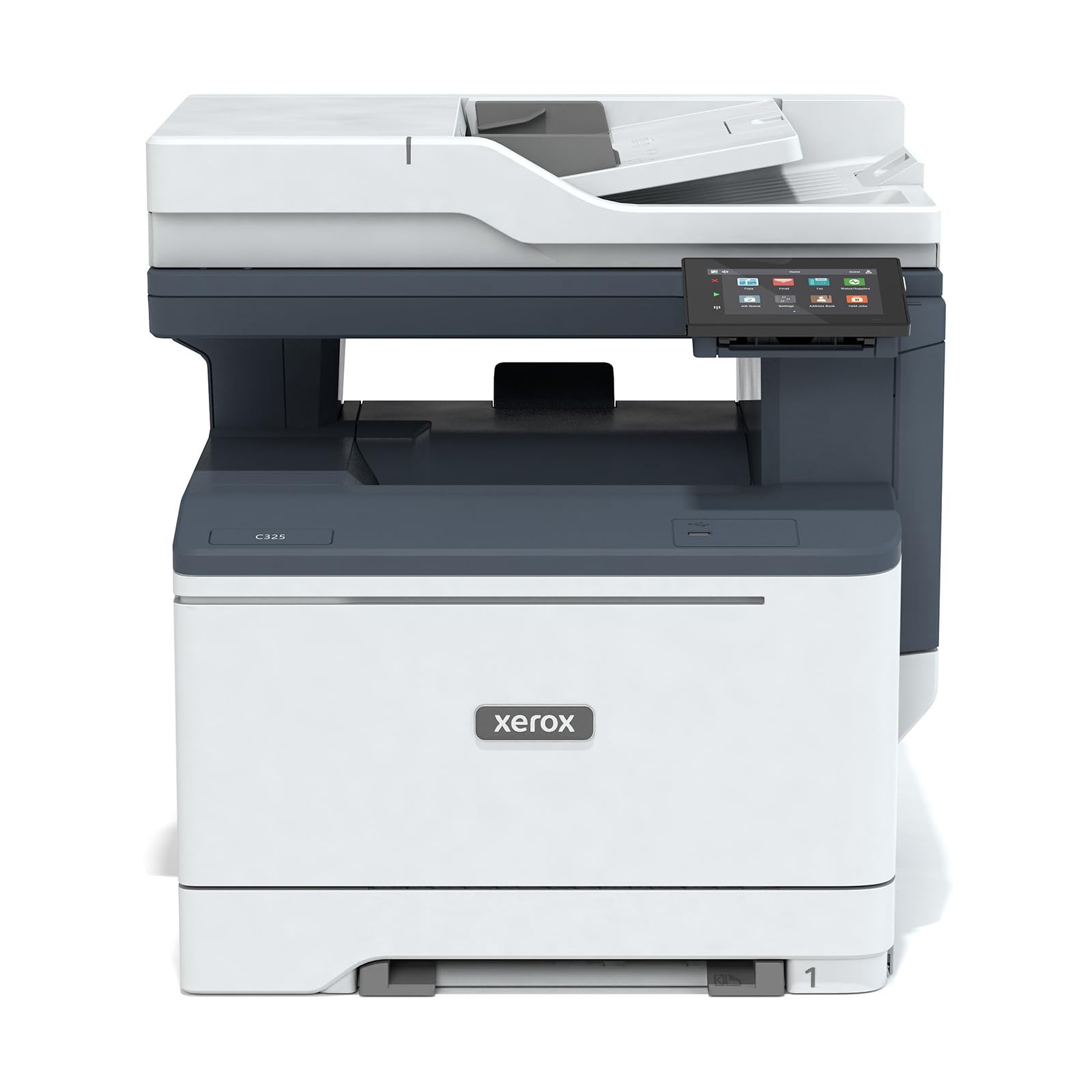 Xerox C325dni Wireless Printer - A4 33ppm Colour Laser All in One Multifunction Printer with automatic 2-Sided Printing, Home, Office or Small Business Use - Copy/Print/Scan/Fax - Colour Touchscreen