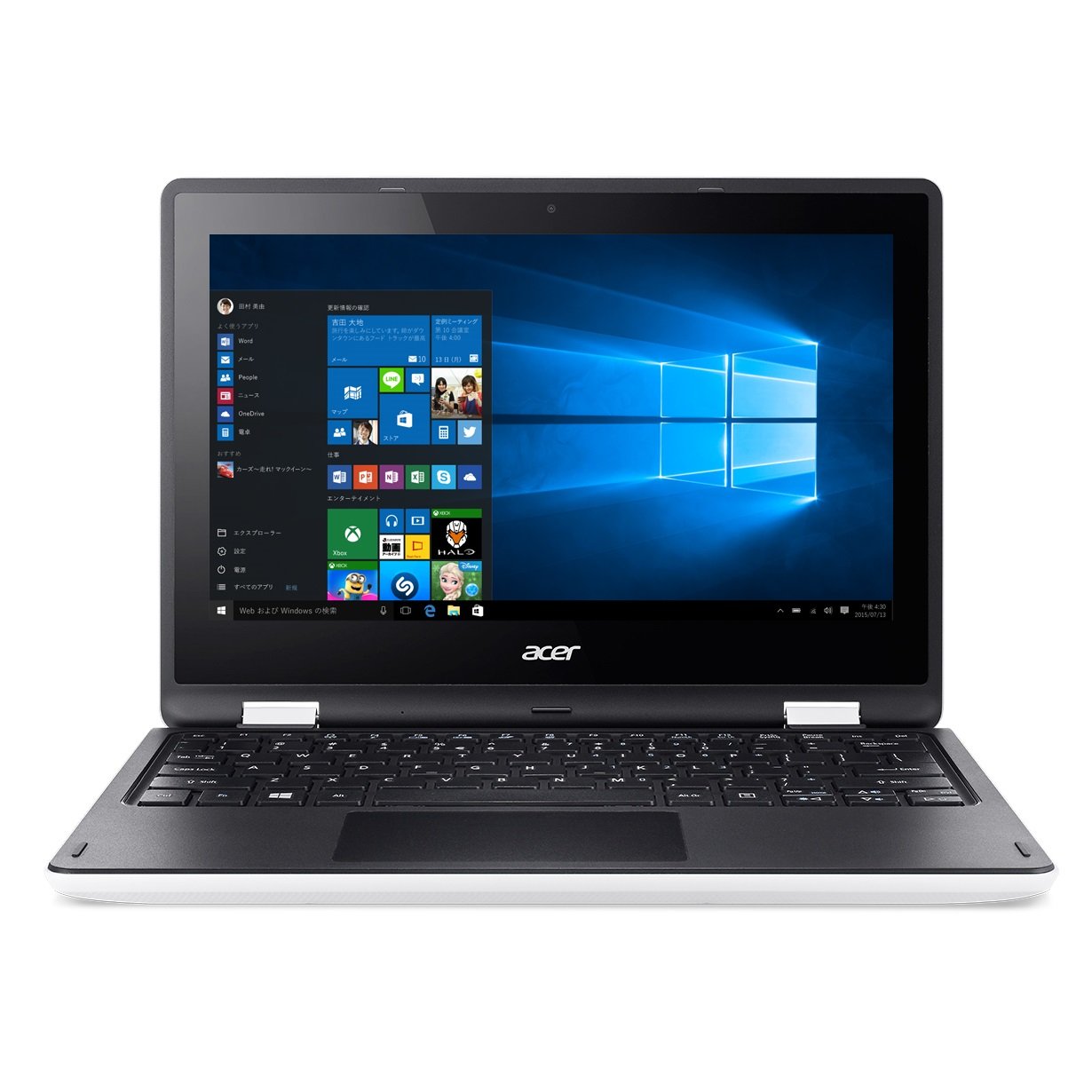 Acer - Acer ノートパソコン AspireR11 R3-131T-F14D/W(ホワ Amazon.co.jp: Acer ノートパソコン AspireR11 R3-131T-F14D/WF