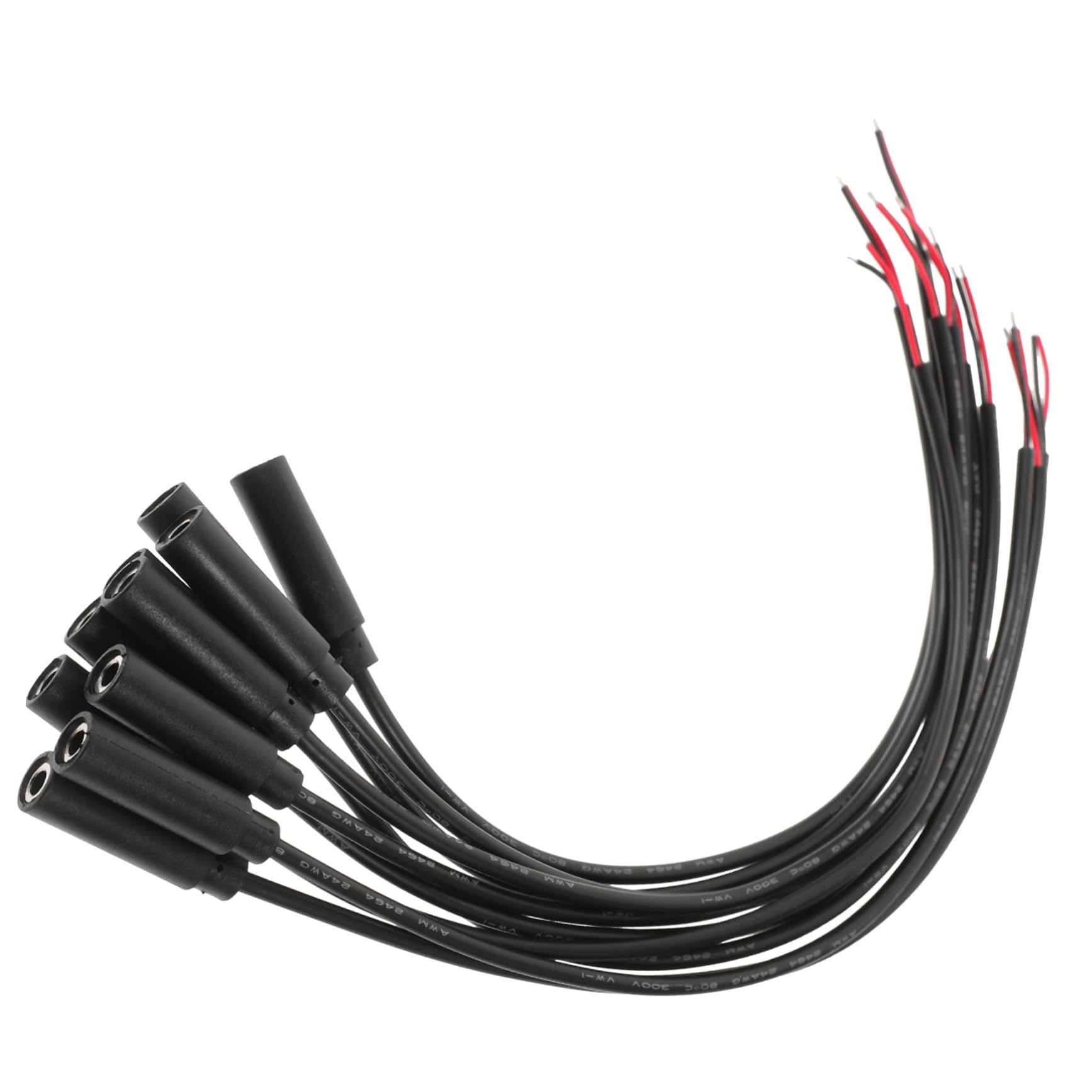 PartyKindom 50pezzi Cavo Audio Femmina Filo Per Cuffie e Microfoni Facile Da Installare e Resistente Compatibile Con Dispositivi Musicali e Gaming Nero