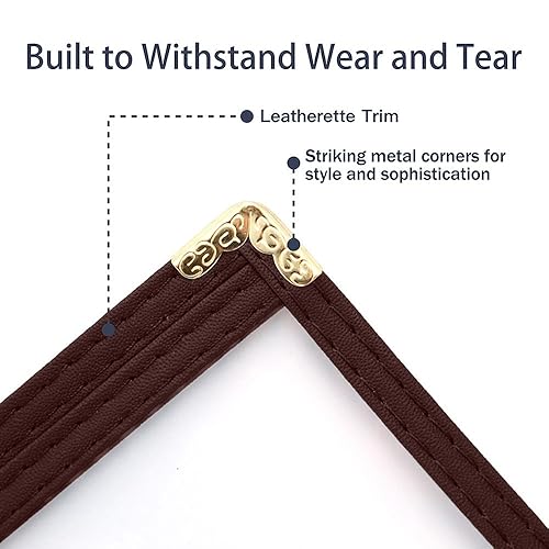 Miniatura 173 de Goodsmart - Fundas para menú de restaurante, paquete de 25 unidades, color negro, 2 vistas, soportes para menú de carga superior, cubiertas