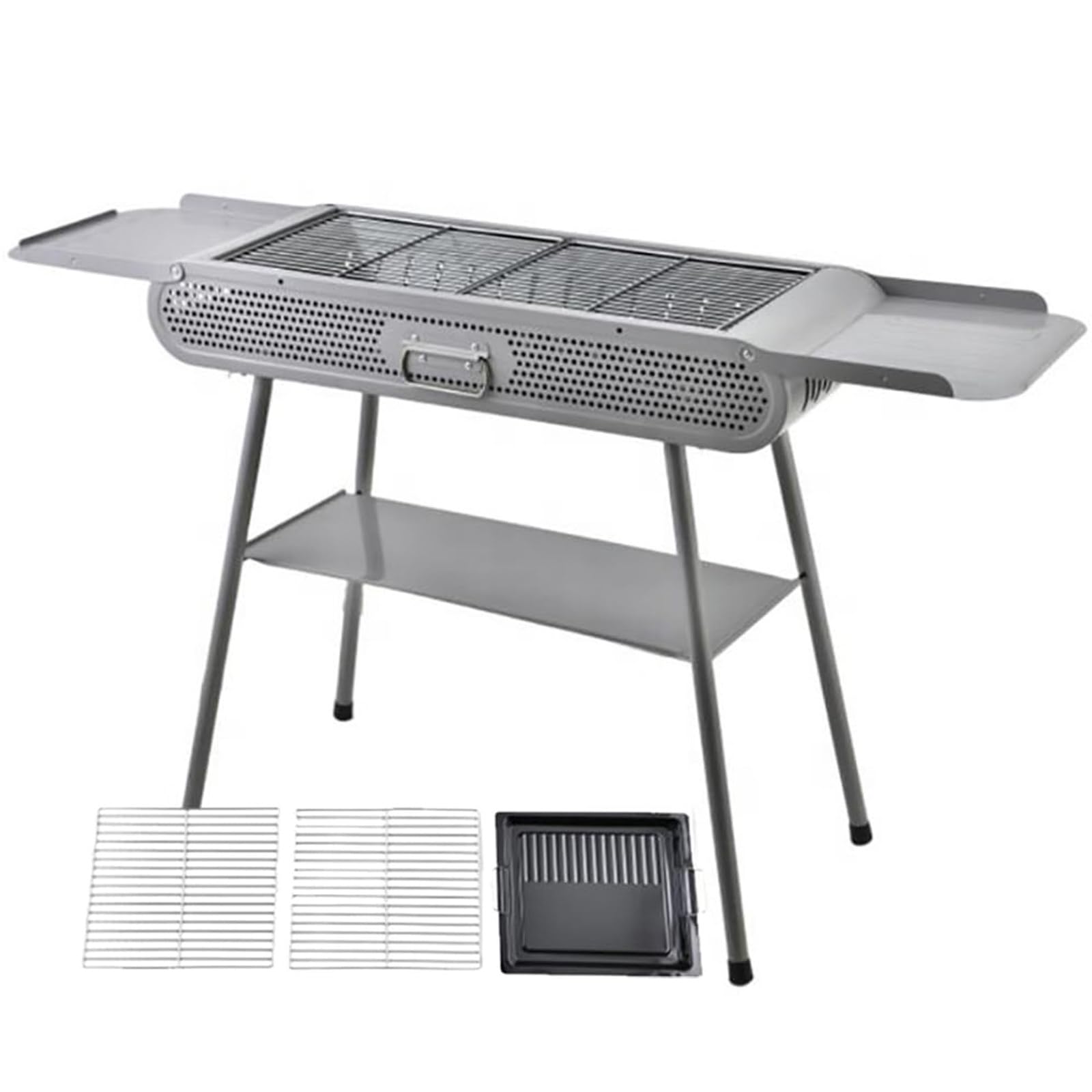 Barbecue au charbon de bois pour jardin : l'art de recevoir 8 convives en terrasse