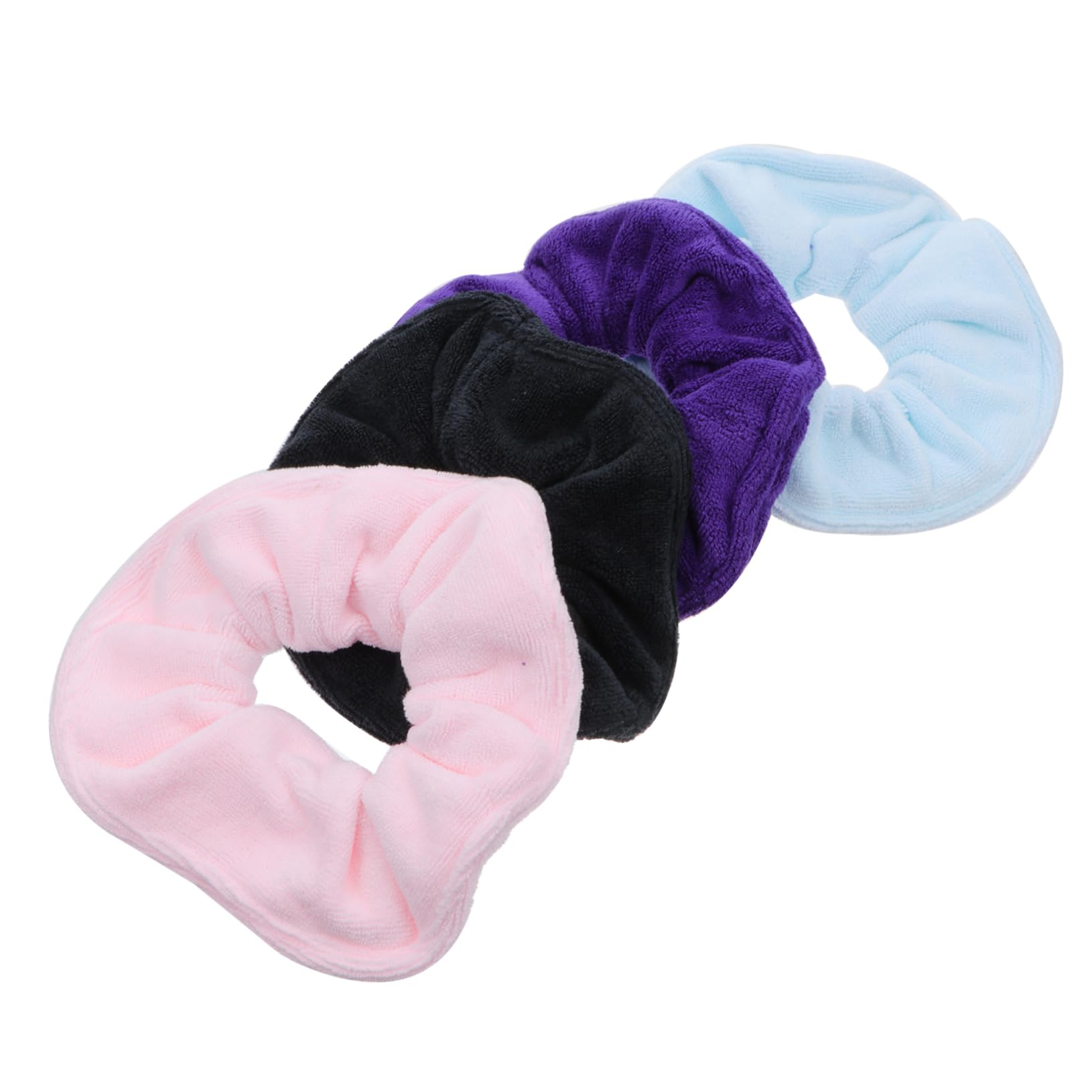 FRCOLOR 12 gomas elásticas para el pelo con soporte para coletas, bandas para el pelo, bandas elásticas para el pelo, multicolores, diadema