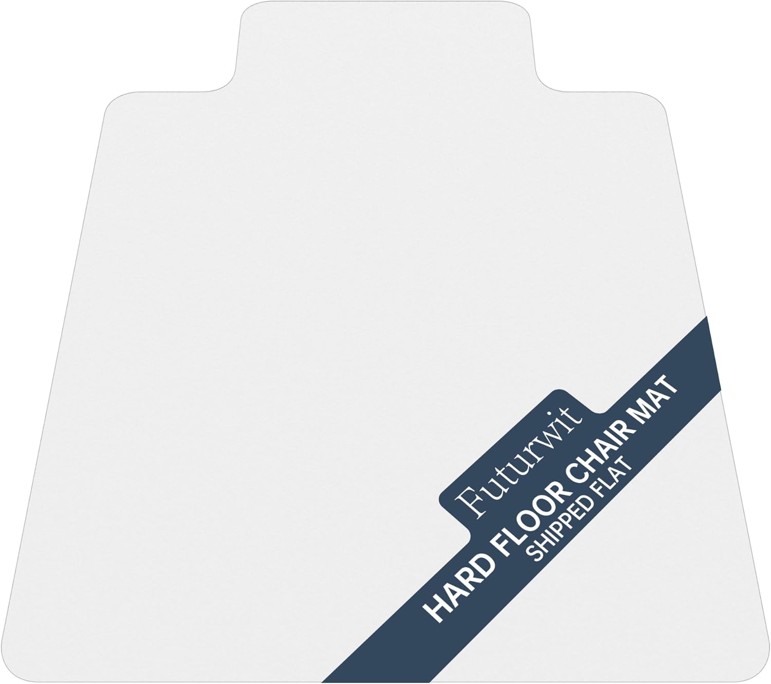 Office Chair Mat for Hardwood Floor, Heavy Duty Floor Protector for Desk, Plastic Rolling Chair Mats, Clear Floor Mat Smooth Glide, No Divot, 36" x 48" with Lip 36" x 48"- with Lip For Hard Floor