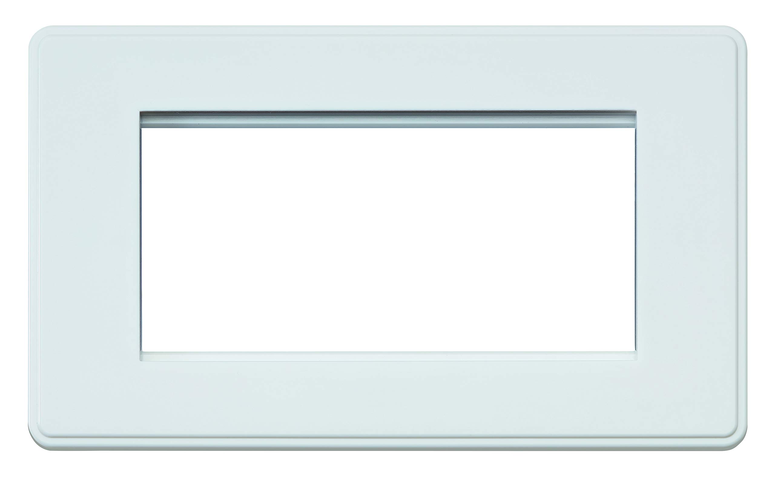 Placa Frontal CFPE4IWY, 4 Puerto, Blanco Hueso - ELECTRICA A-B