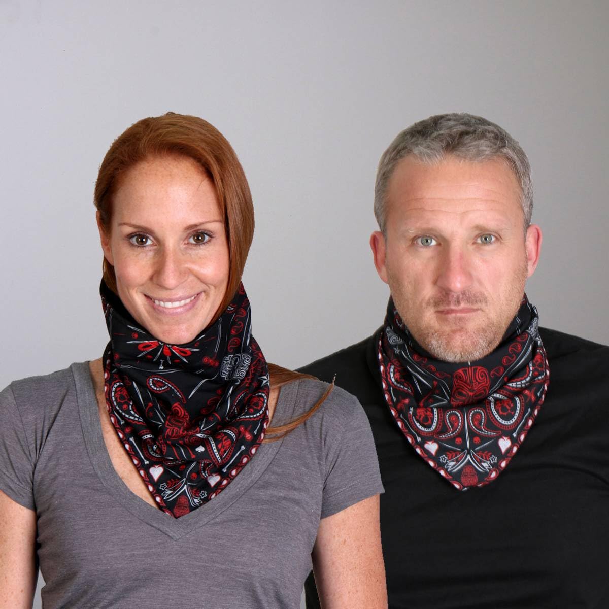 Hot Leathers FWC1004 - Calentador de cuello con estampado de cachemira, talla única