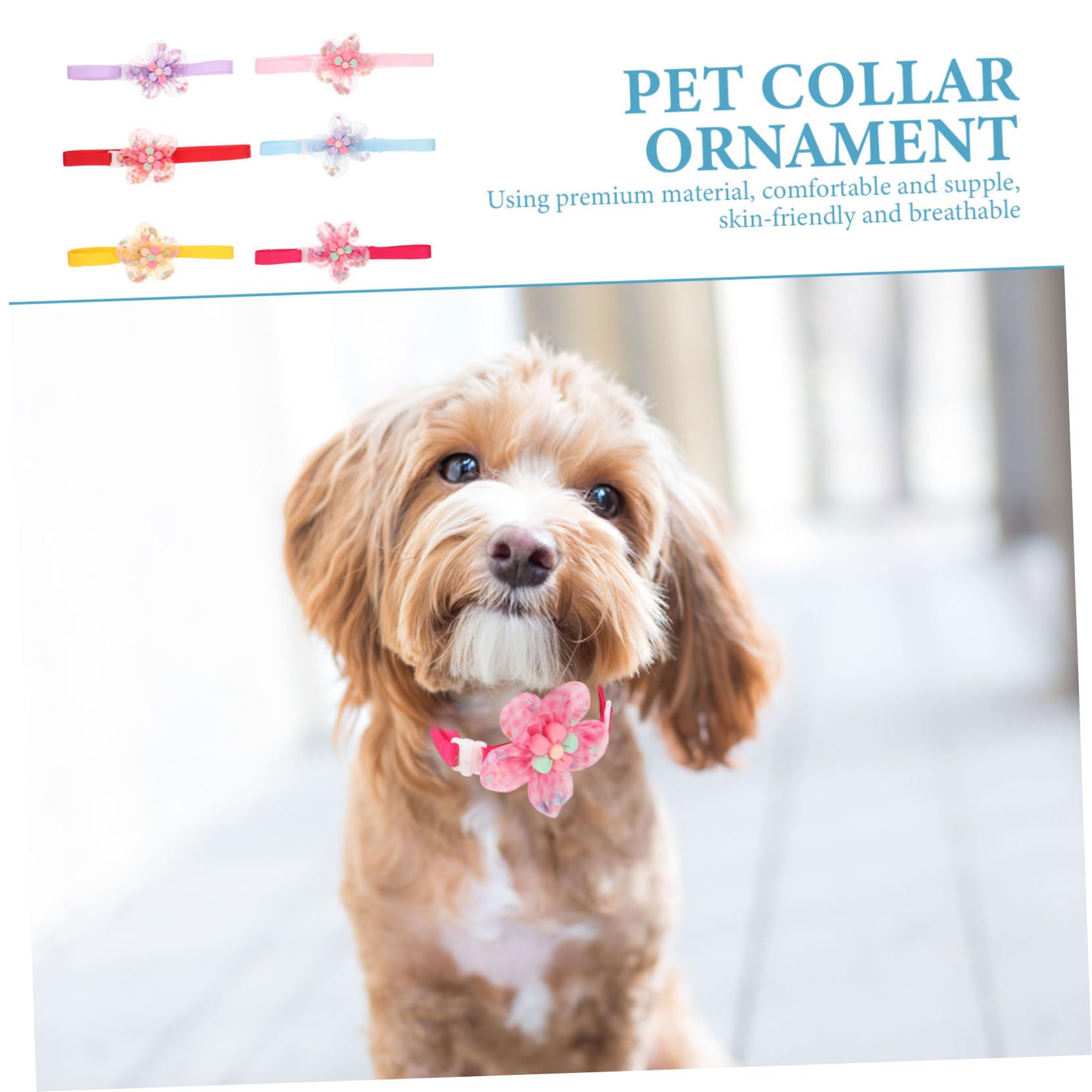 Yardwe 30pièces Collier pour Animaux De Compagnie avec Accessoires De Fête pour Et Chiens De Petite