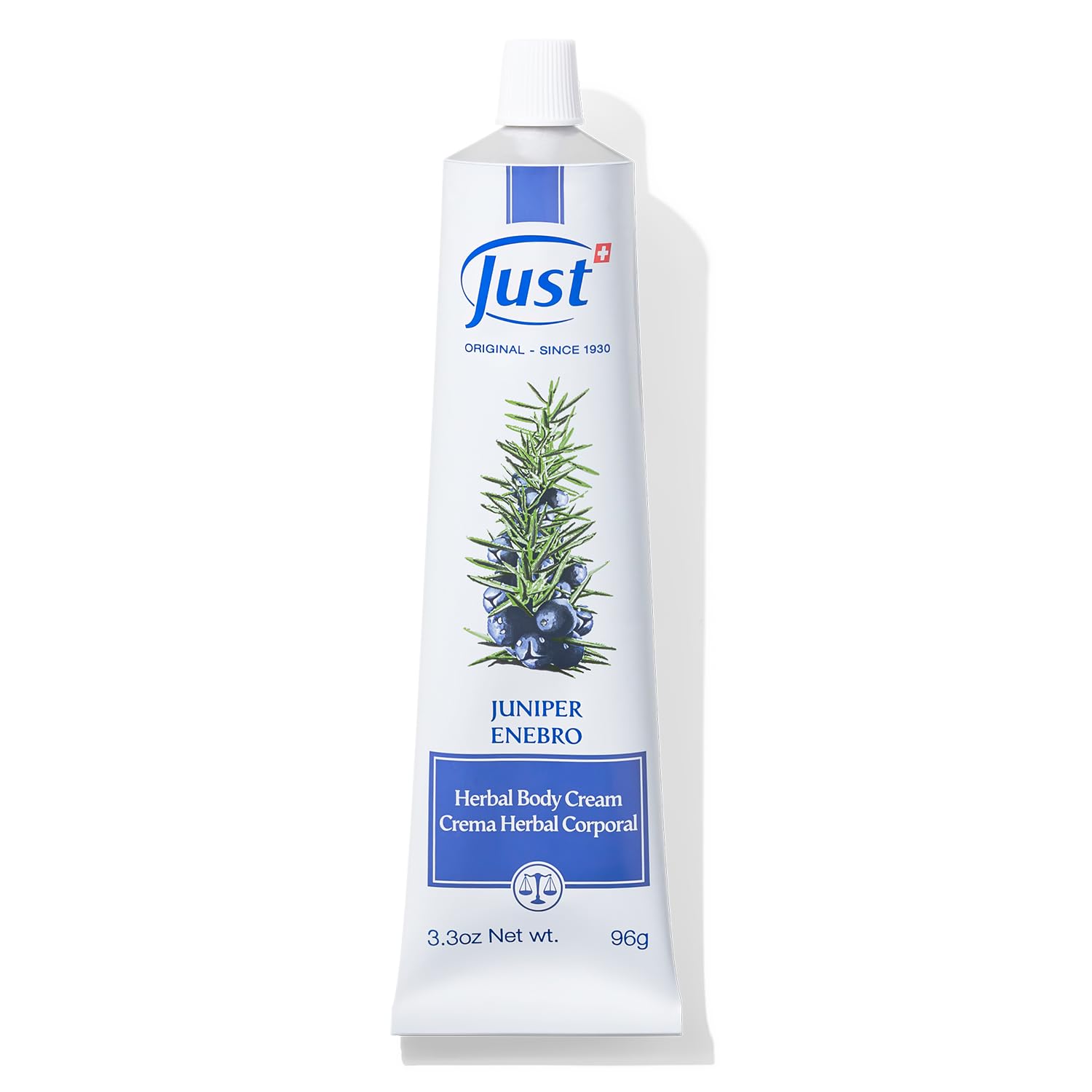Juniper Massage Cream, 96g. Soothes Muscle & Joint Pain. Pre-Workout & Post-Work Out Body Cream. Herbal Body Cream for Elderly People by Swiss Just.