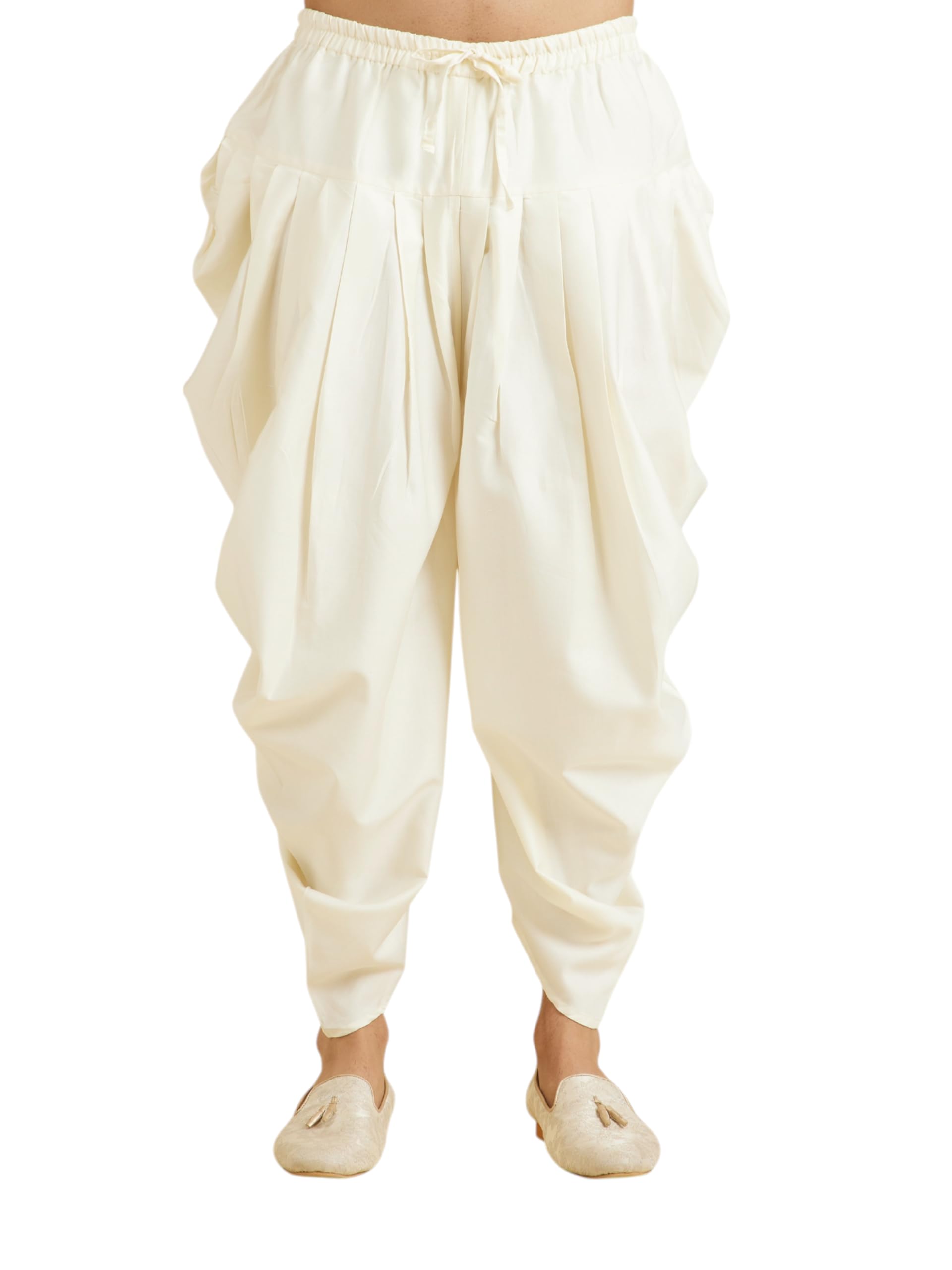 manyavar Men's Cotton Solid Patiala (1pc)-picture-10