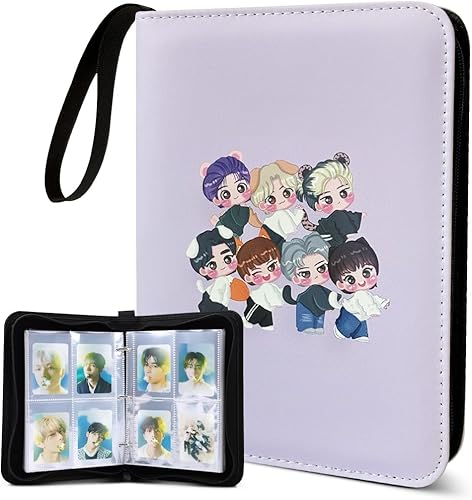 Miniatura 5 de Kpop Stray SKZ Kids Merch - Carpeta para tarjetas fotográficas con 400 bolsillos, con mangas, álbum de fotos para tarjetas Lomo