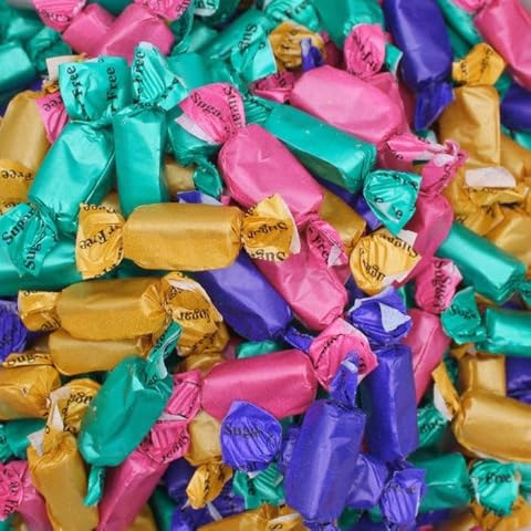 Sugar Free Assorted Toffees 225g Sweet Pouch Cover