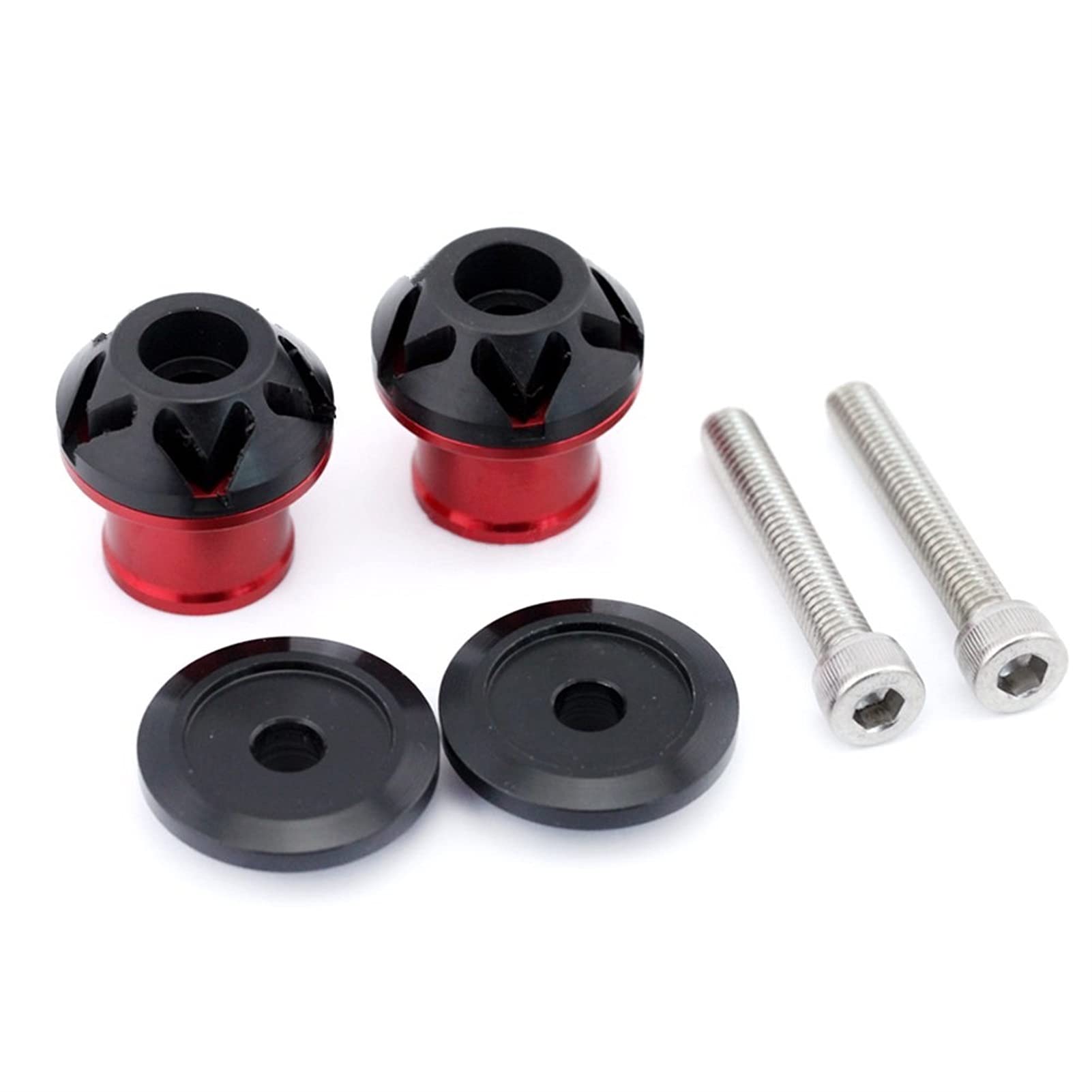 Vis de bras oscillant moto 8mm rouge protection slider pour Suzuki