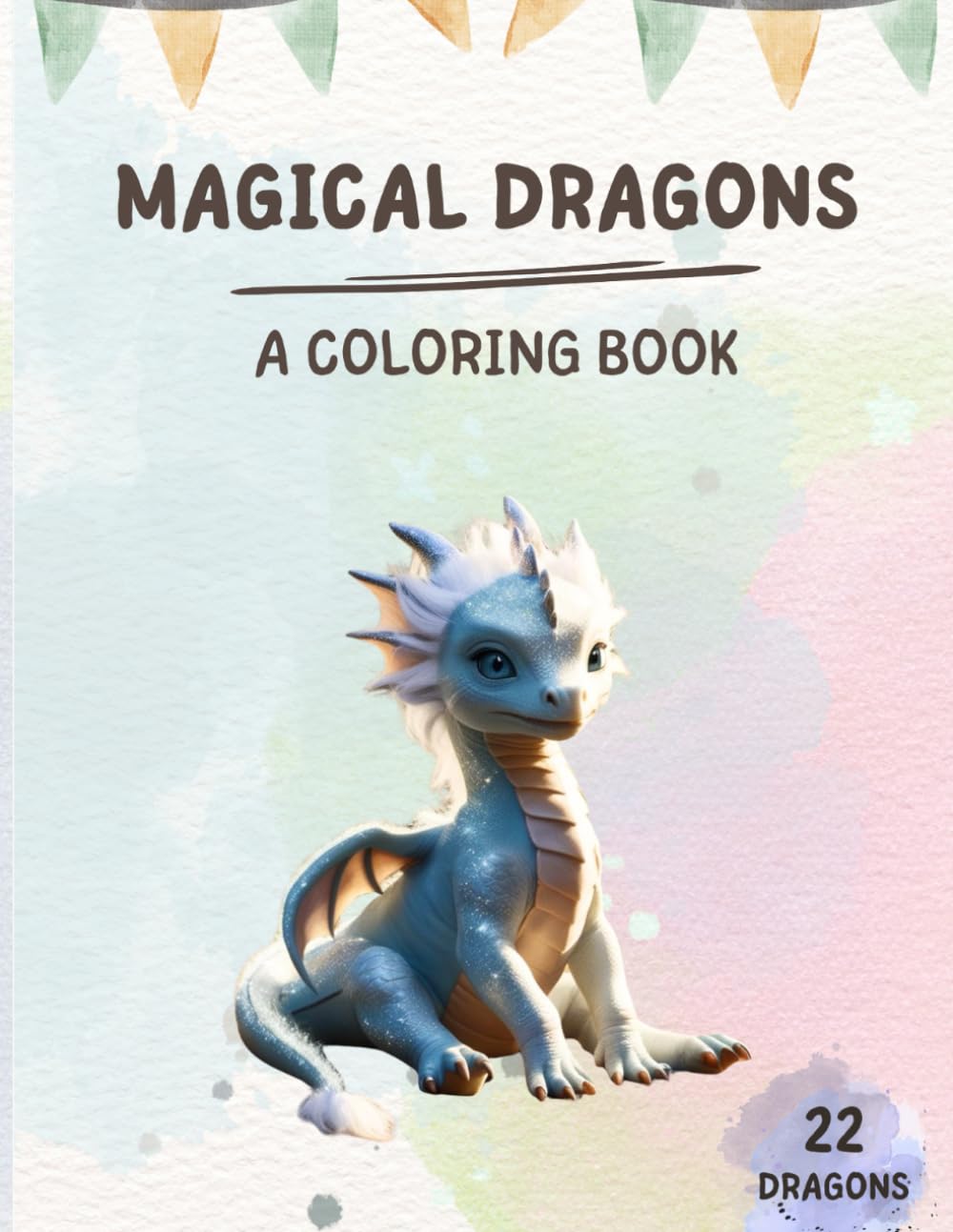 Magical dragons: A coloring book