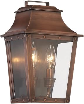 Acclaim Lighting 8423CP Traditional Two Light Outdoor Light Fixture from Coventry Collection in Copper Finish