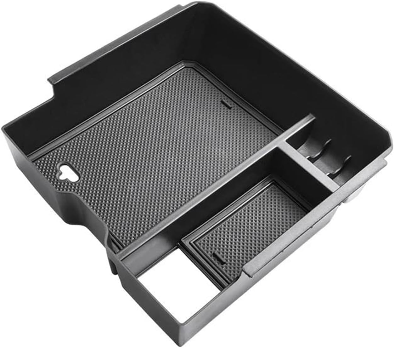 FIXCOR Car Armrest Storage Box Tray Console Organizer Holder for F&ORD for Ranger for Raptor 2024 Interior Accessories(Black)