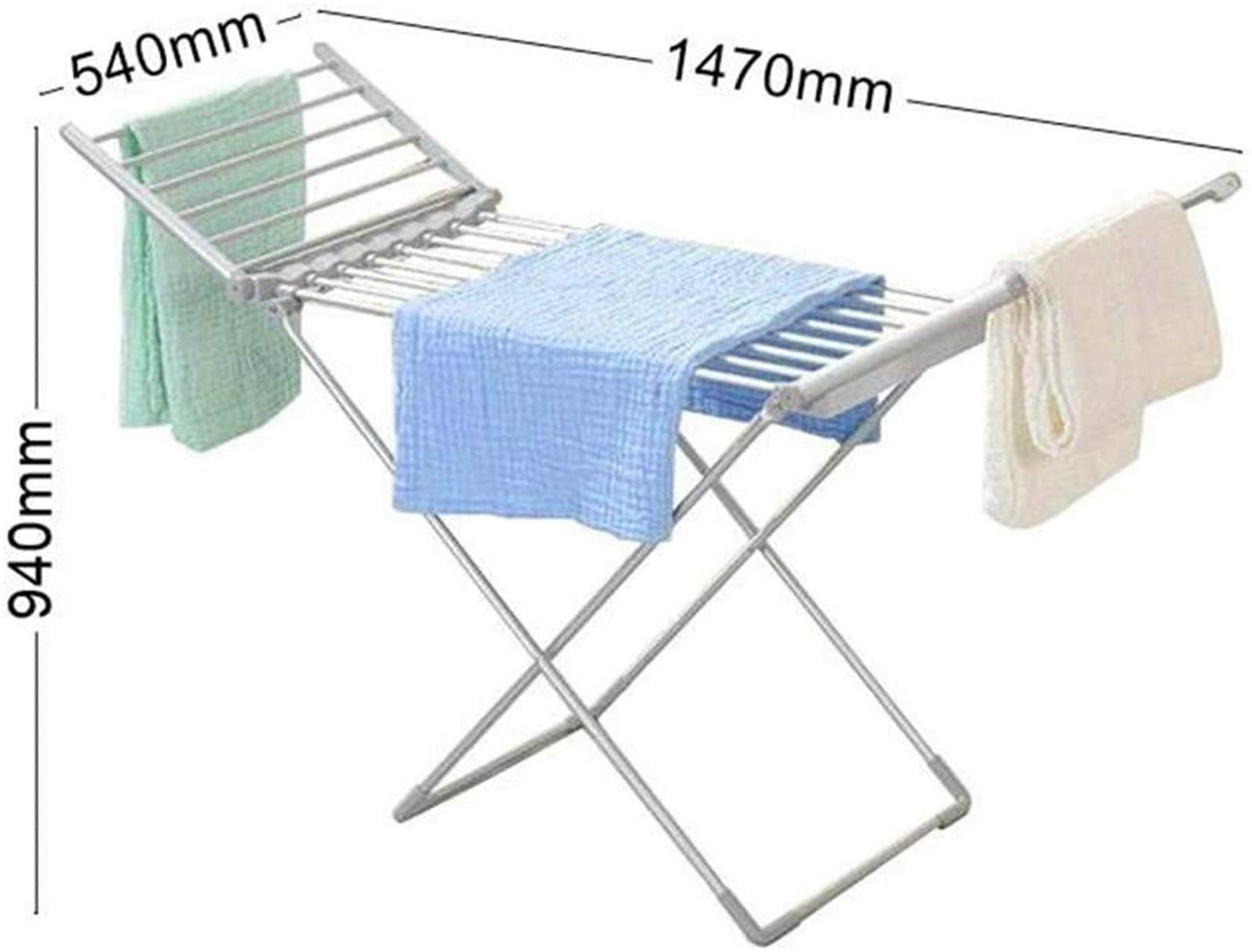 Handtuchwärmer, Wandheizung, Handtuchwärmer, elektrischer Handtuchwärmer, Flügeltür-Wäscheständer, Faltbarer Handtuchwärmer, platzsparender Handtuchständer, Trockner für Badez