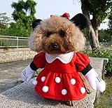 NACOCO Pet Clothes Pet Costume Minnie Costumes Dog Clothes Pet Apparel (Medium)