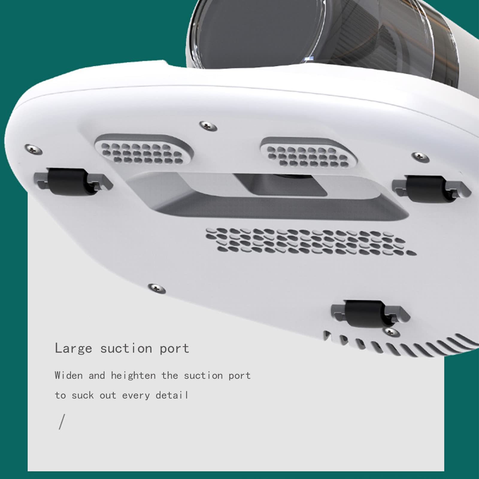 Aspiradora, Limpiador de Cama con 2 Modos, Aspiradora Du-St, Suciedad, Agitación de Alta Potencia, Pelo de Mascotas con 6000 Agitación por Minuto, Filtro Lavable, Ideal para Sofá, Cama, Alfo