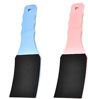 2PCS Curved Foot Rasp Double Sided Foot File Foot File Refills Pedicure Foot File for Dead Skin Removal