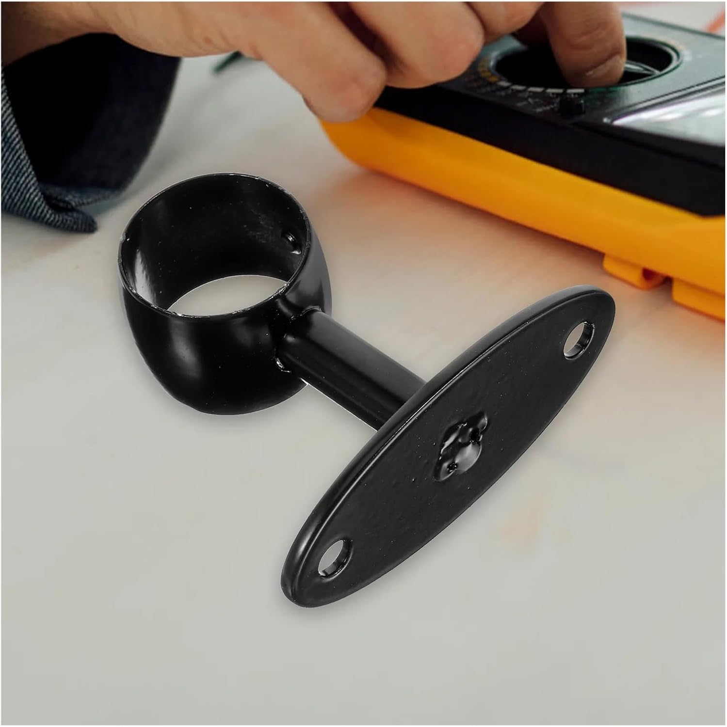 2 Pcs Brackets Stair Railing Supports Hand Holders Handrail for Stairs Metal for Staircase