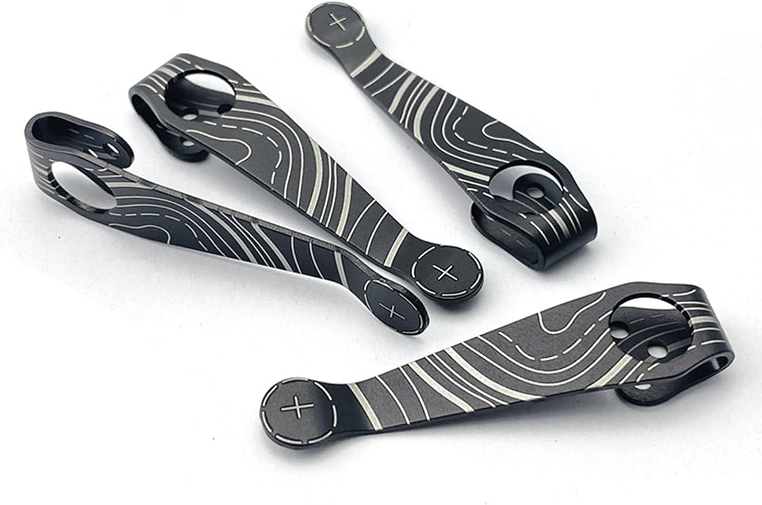 Alloy Knifee Back Clip Pocket Clamps Folding Knifee Grip Making Accessories Parts