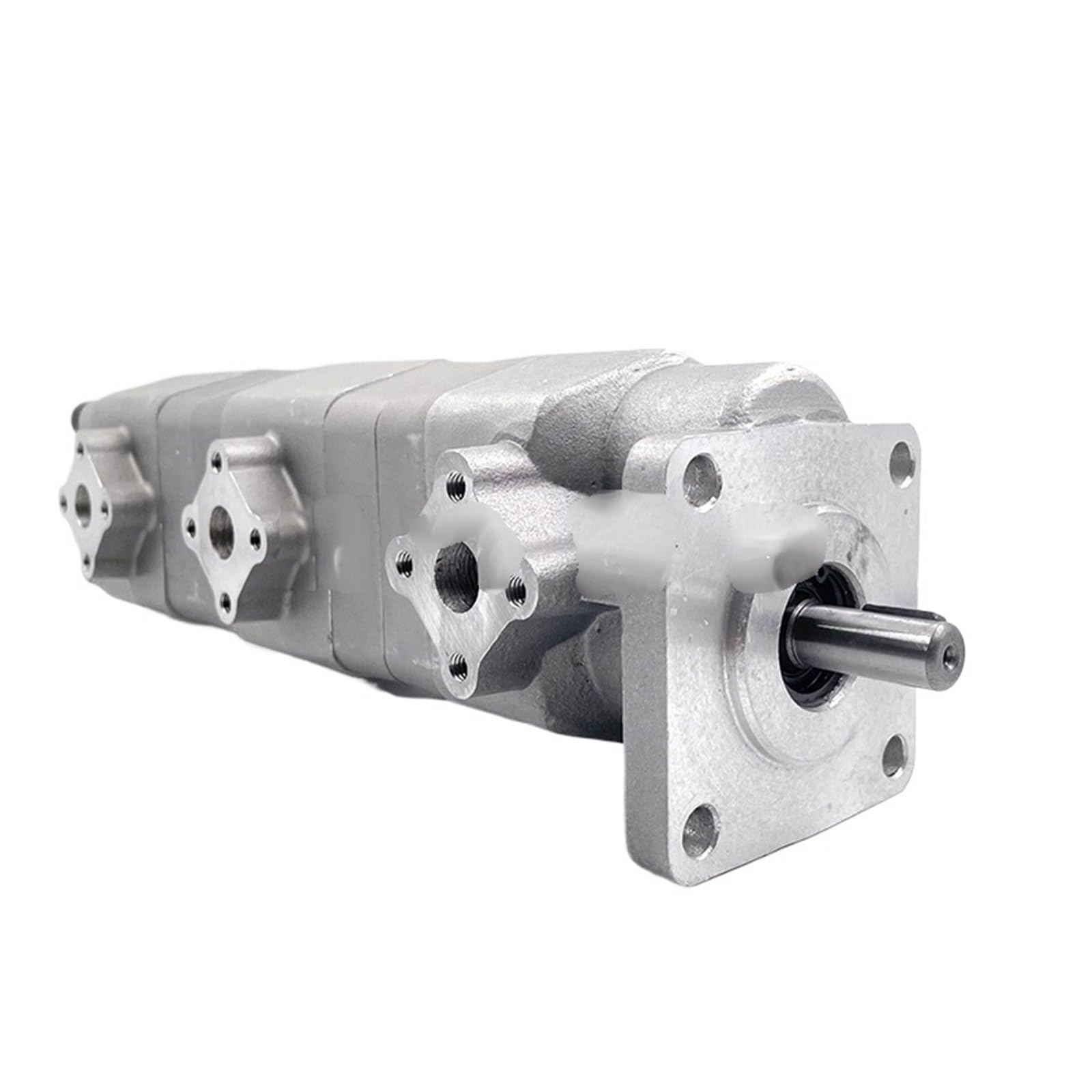 KXIWLUFV Hydraulic Gear Pump HGP-222A Reversing Triptych Oil High Pressure(HGP-222A-F6-6-6L)