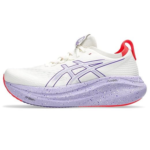 Tênis Asics Gel-nimbus 27 Tokyo Feminino - Bege/roxo - 34