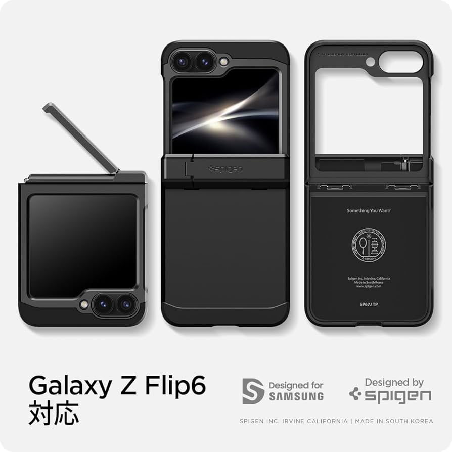 Spigen Galaxy Z Flip 6 ケース スタンド付き 強力保護 Amazon.co.jp: Spigen Galaxy Z Flip 6 ケース スタンド付き