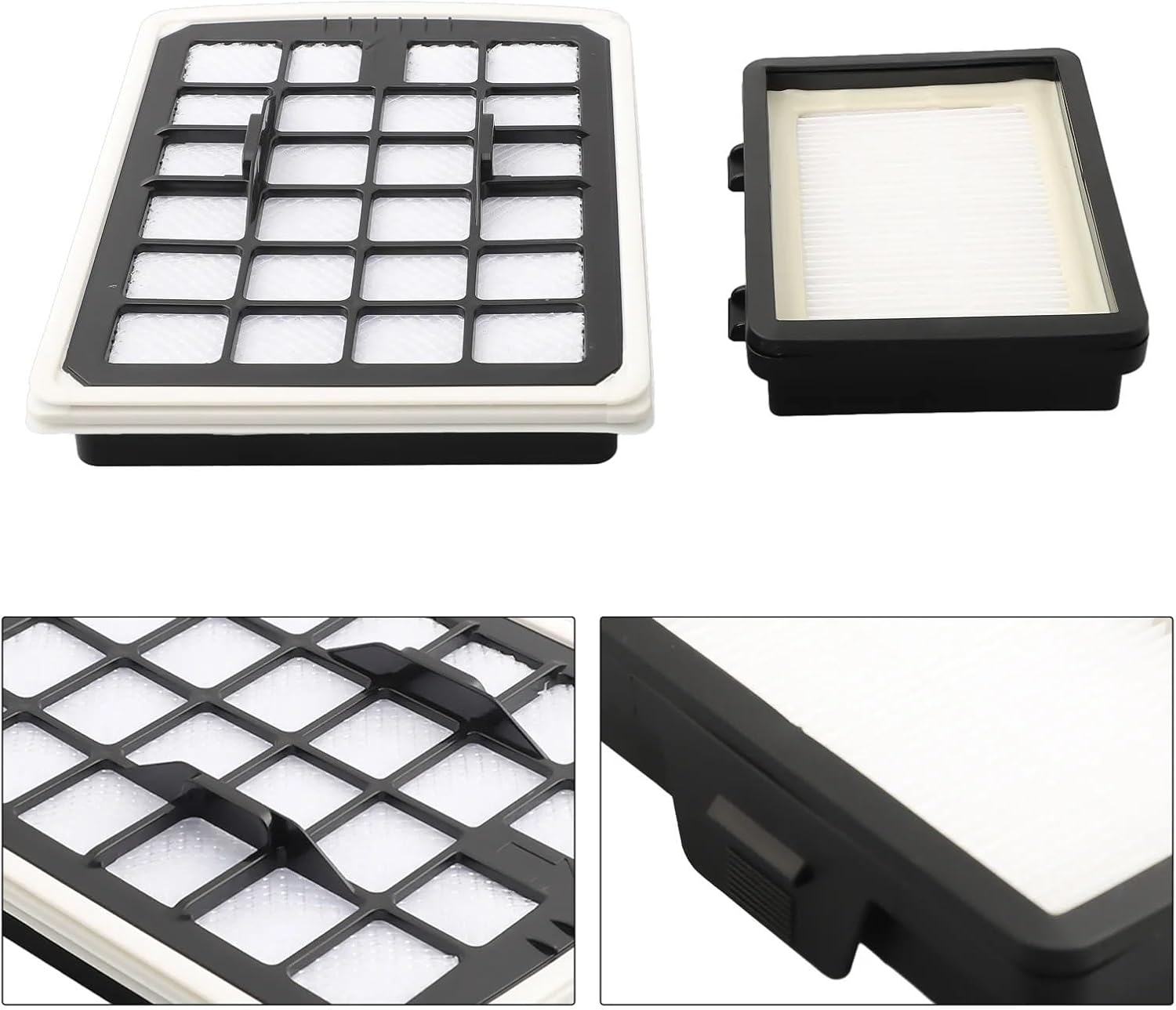 Vacuum Cleaner Exhaust Filter Dust Container Filter Filter Element，Compatible For EUREKA，Compatible For NEN，180 Bagless Canister