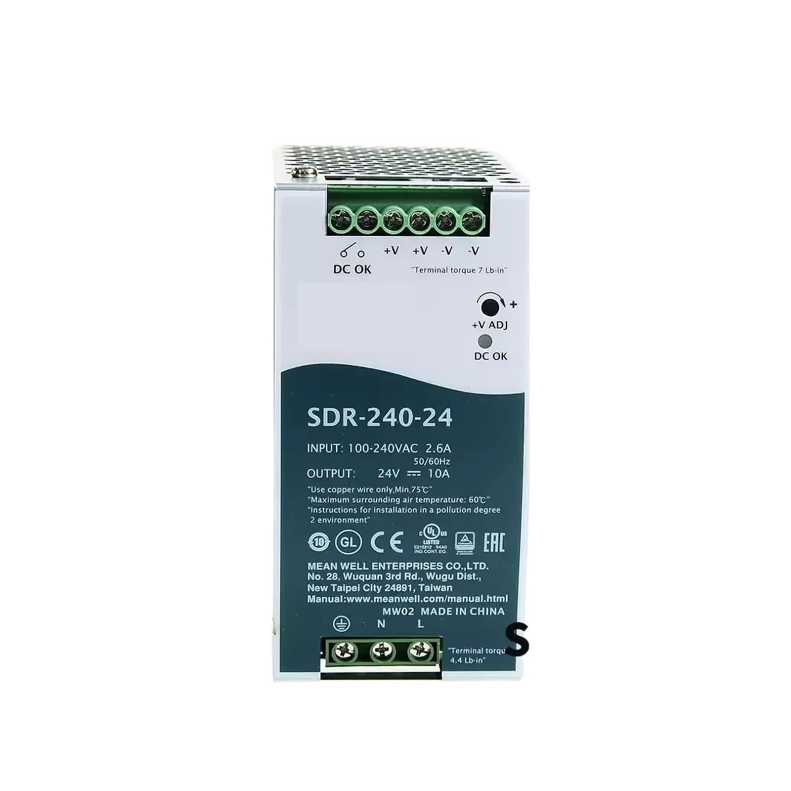 BALYDLUL SDR-240-48 240W Single Output