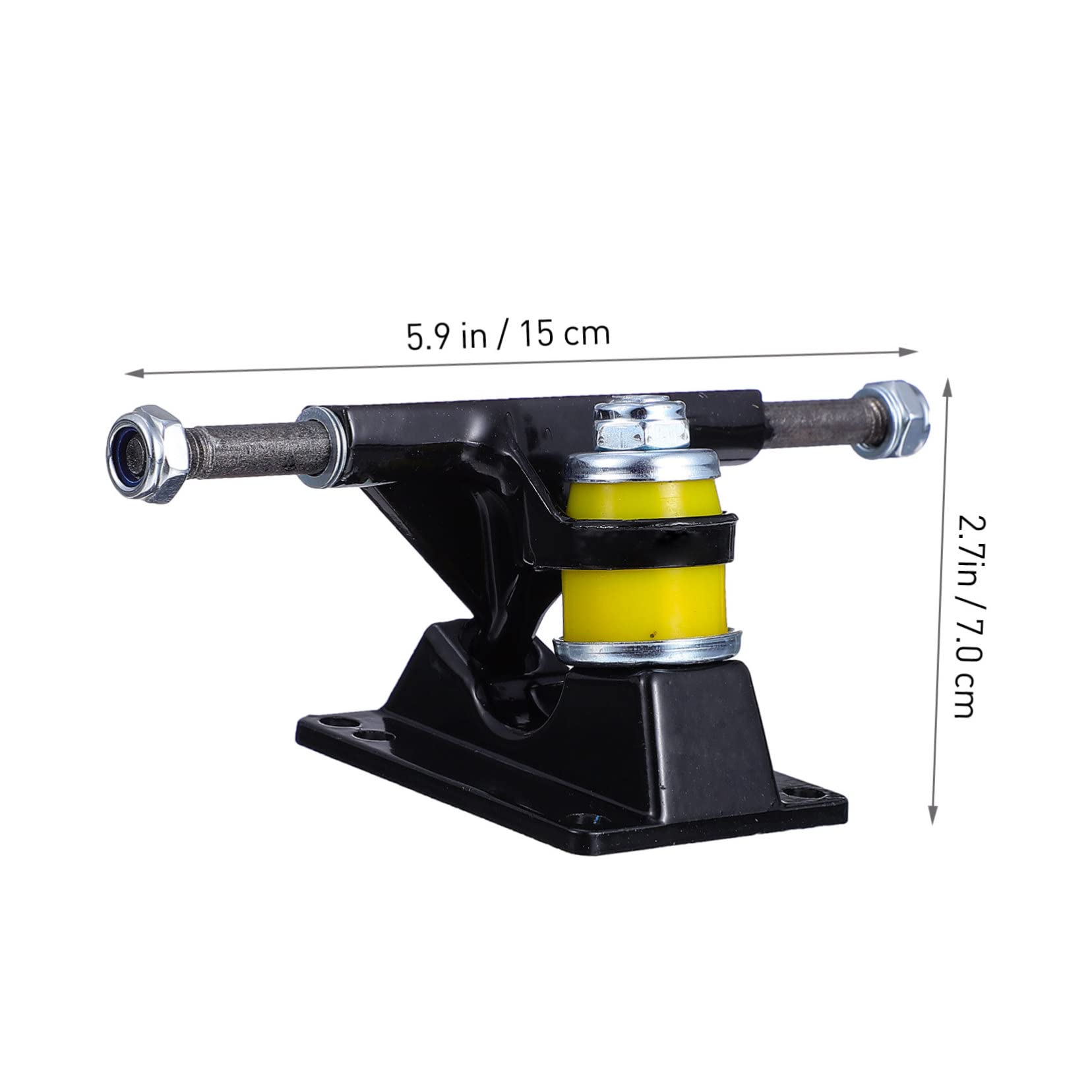 Happyyami Skateboard Accessories 1 Pair Standard Trucks 3.25 Inch Scooter Wheel Brackets