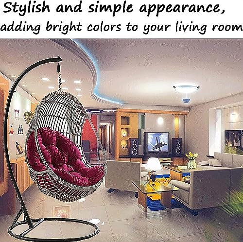 Coussin balançoire chaise rotin imperméable extérieur et intérieur