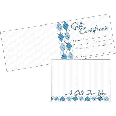 25 Per Book Gift Vouchers Adams Gift Certificates With Envelopes - Foto 9