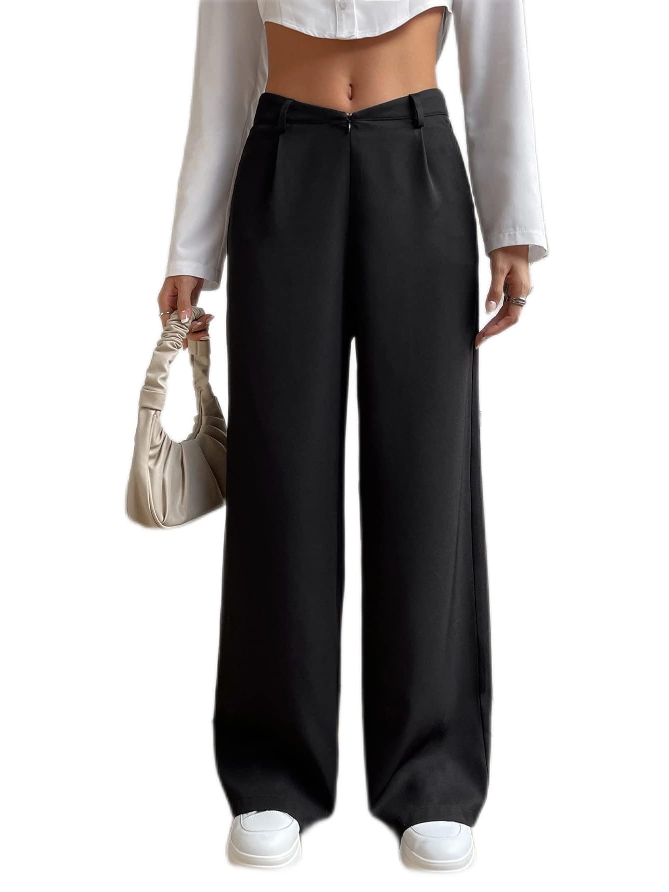 CRYBA Womens Pants High Waist Wide Leg Pants Pant for Women