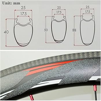 カーボンホイール　55mm Amazon.co.jp: 55mmロードバイクホイールセット700C カーボン