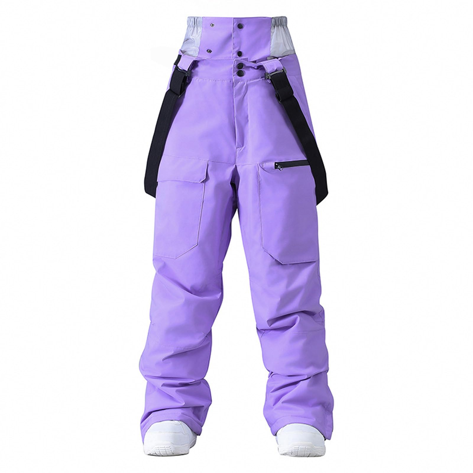 ALSOGO Skibroek voor dames, waterdicht, geïsoleerde tuinbroek, winter