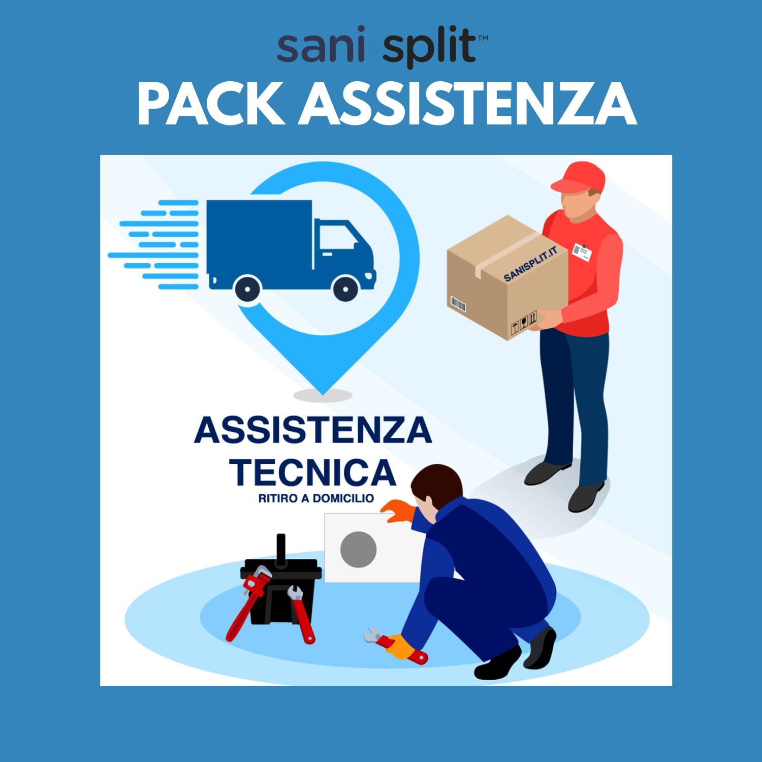 Trituratore WC Maceratore Sanitario SANISPLIT 1 WC Universale Bagno Pompa Scantinato Acque Reflue Water Divisibile Garanzia Italia DEA con Split Gel Disincrostante