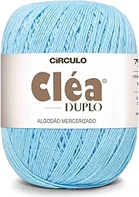 Fio Linha Clea Duplo 508m Círculo 150g Ideal Crochê E Tricô (2151 - CÉU)