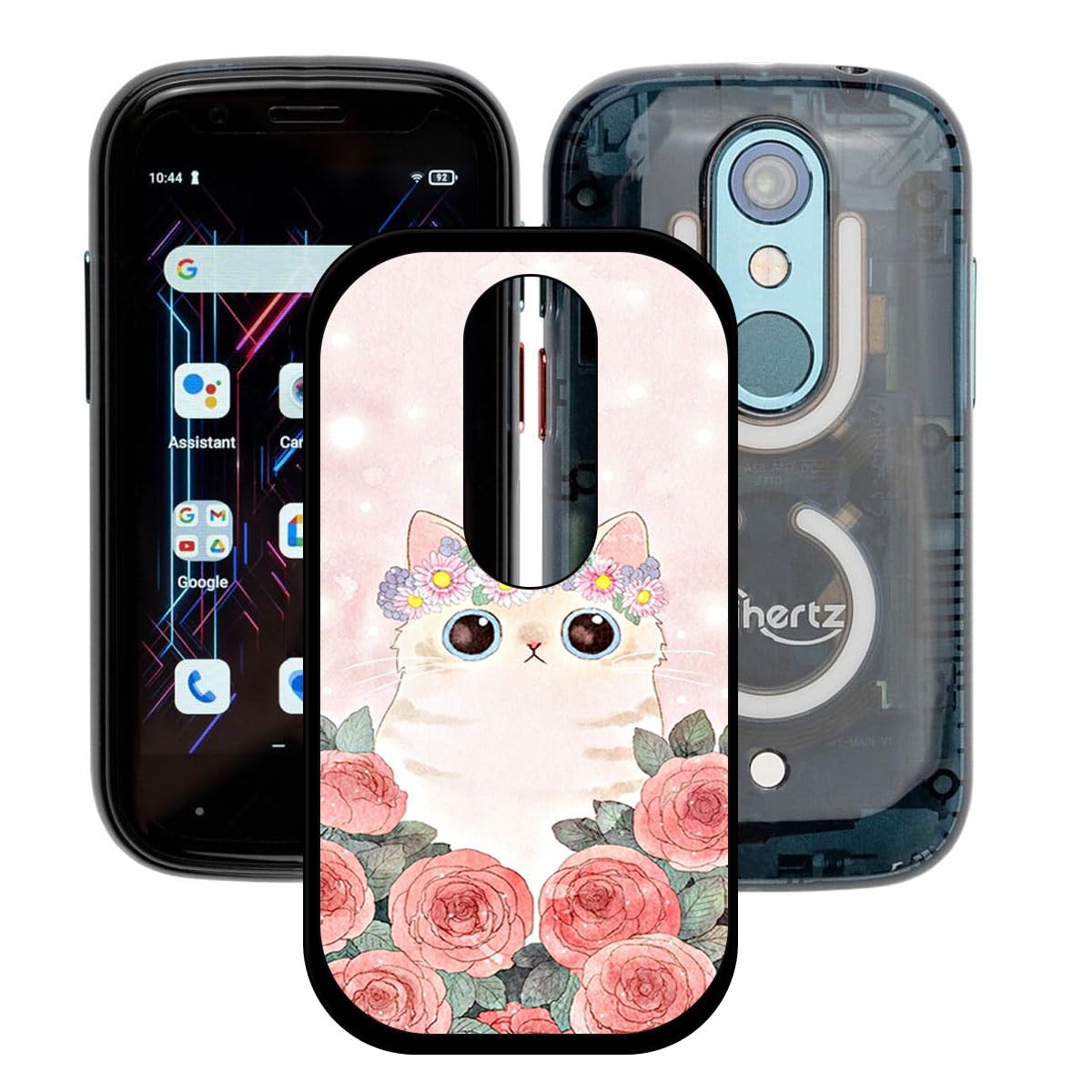 Case for Unihertz Jelly Star, Soft Slim Thin Black Protective Phone Cover Flexible TPU Protection Bumper Shell Case for Unihertz Jelly Star (3.0") - KE74