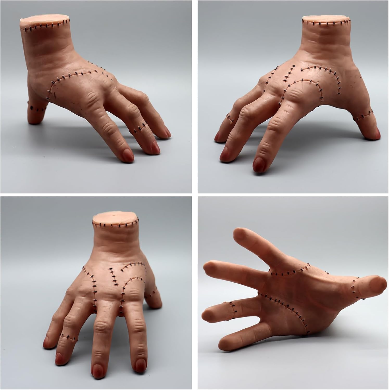 Mupkvy Family Thing Hand, Halloween Scary Fake Hand Realistic Ad-dams Family Wed-nesday Decoration Life Costume Cosplay - Image 3